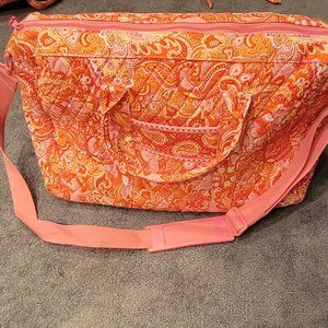 Vera Bradley Satchel/Tote in Sherbert - *Retired pattern